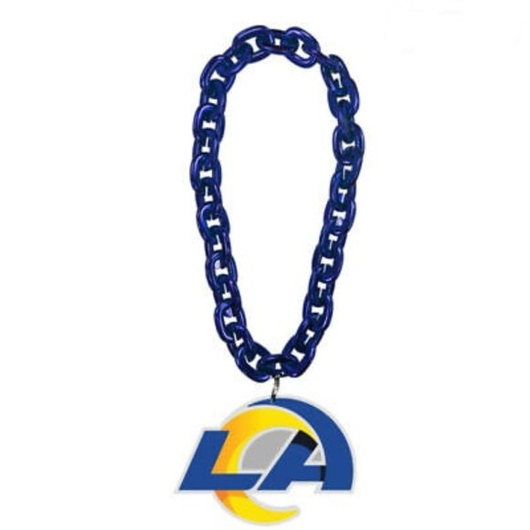 🆕🏈 LOS ANGELES RAMS FAN CHAIN NECKLACE - NFL - Picture 1 of 1